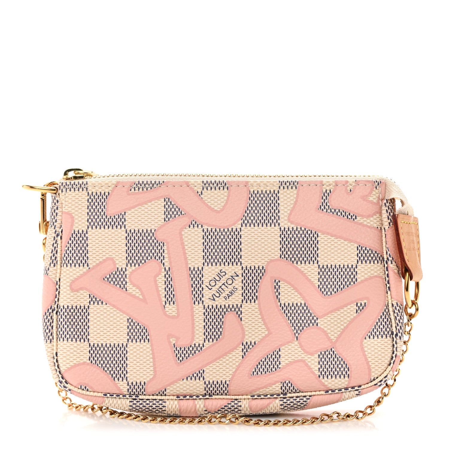 Louis Vuitton Damier Azur Tahitienne Mini Pochette Accessories 1 of 7