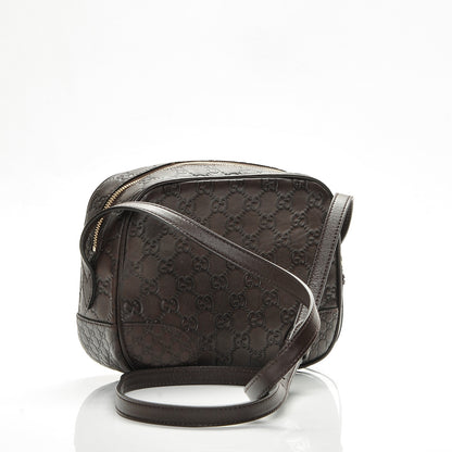 Gucci Guccissima Mini Bree Messenger Bag Chocolate 3 of 7