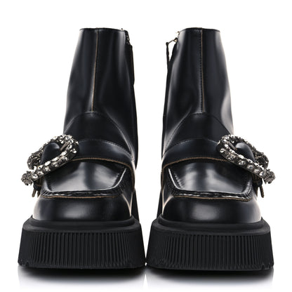 Gucci Cordovan Lux Dionysus Hunder Boots 38 Black 2 of 10
