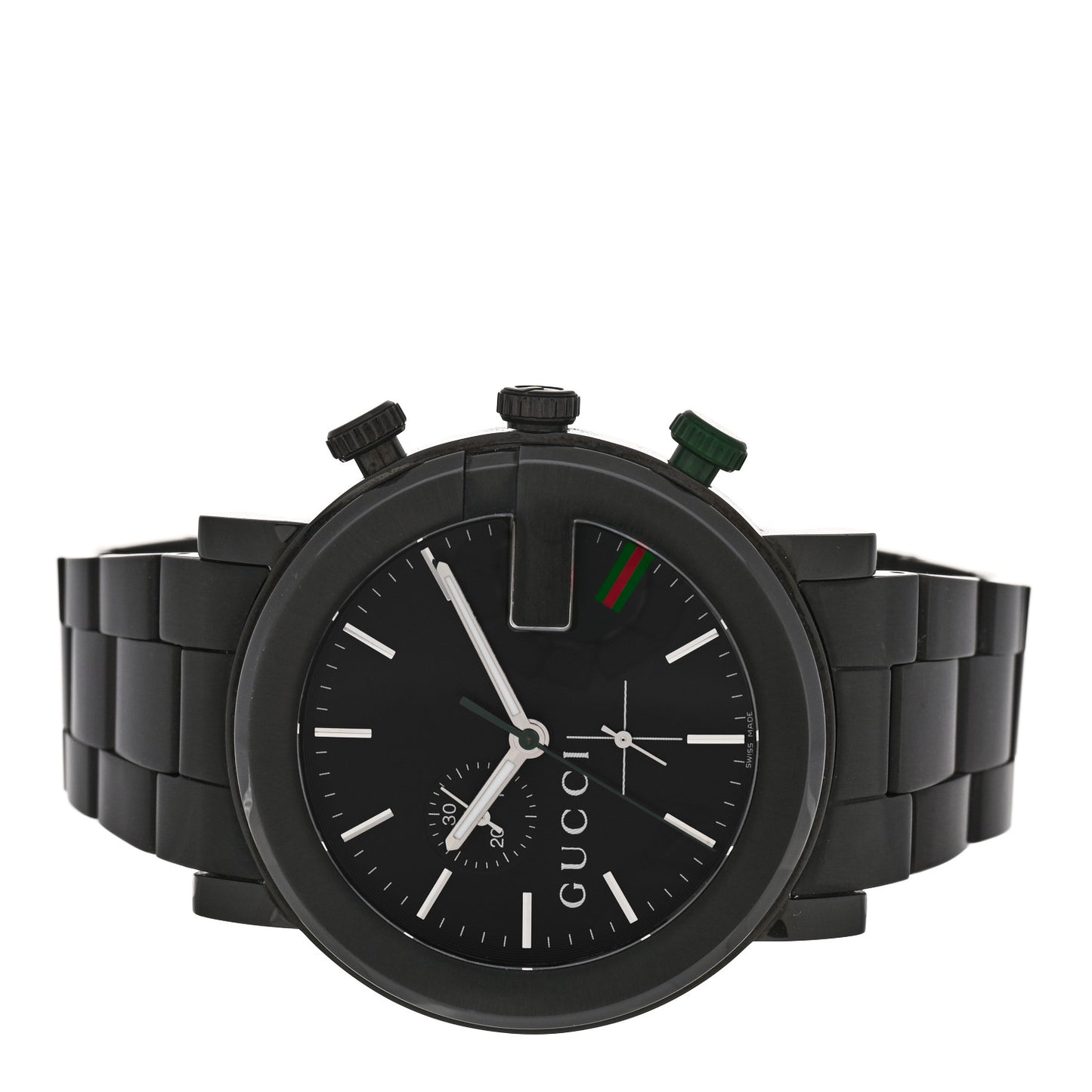 PVD Stainless Steel 44mm 101M G-Chrono Quartz Watch Black