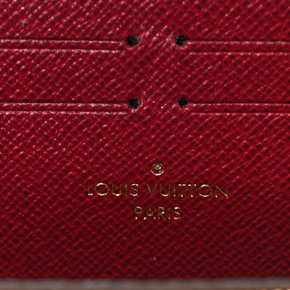 Louis Vuitton Monogram Clemence Wallet Fuchsia 6 of 9