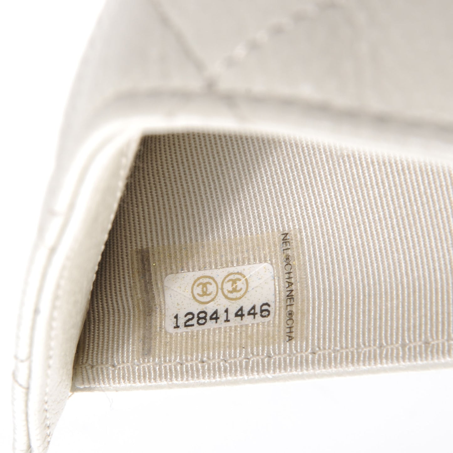 Caviar Reissue Classic Wallet White