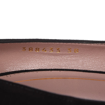 Gucci Kid Scamosciato Pumps 38 Nero Black 8 of 9