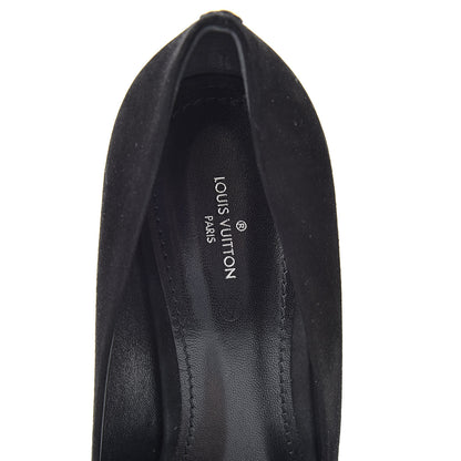 Louis Vuitton Suede Rendez Vous Pumps 41 Black 7 of 9