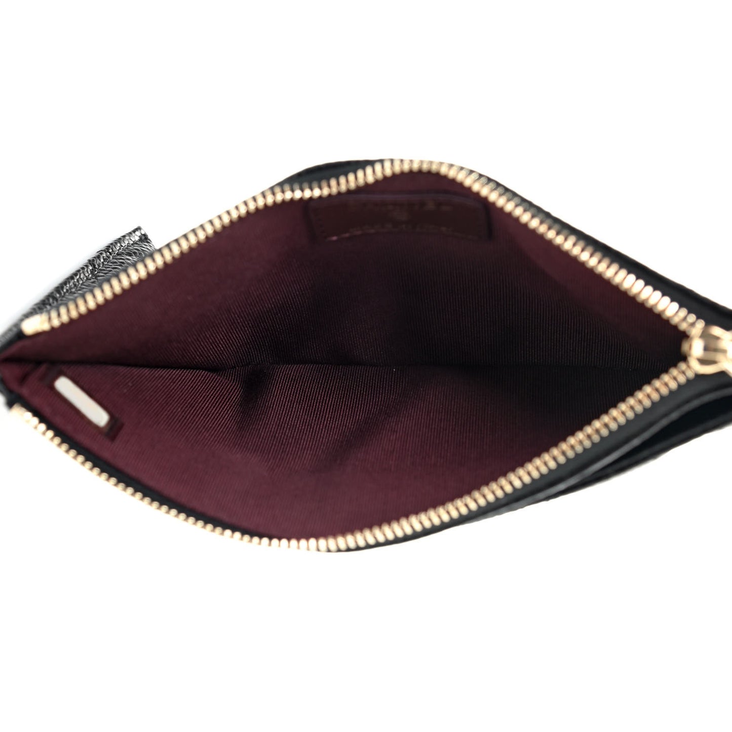 Caviar Quilted Classic Zip Pouch Black