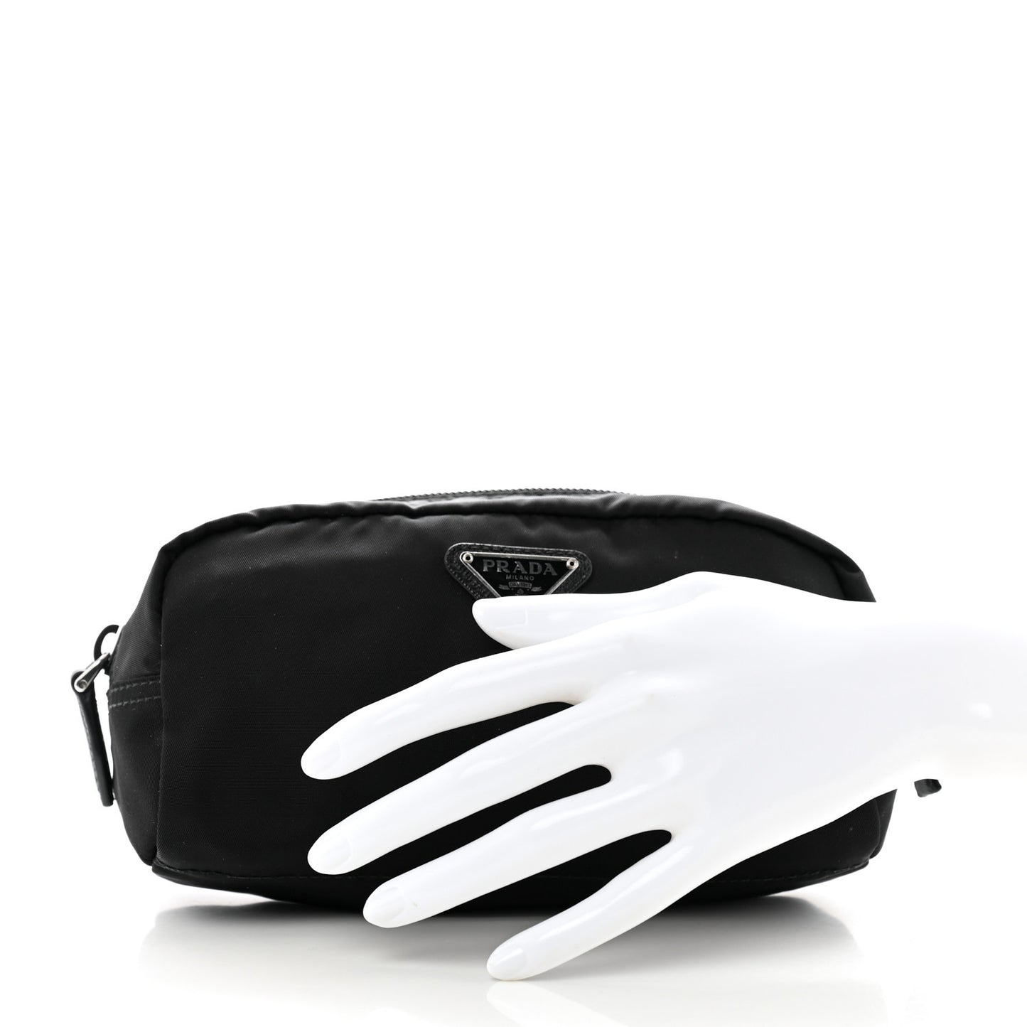 Nylon Vela Cosmetic Pouch Black