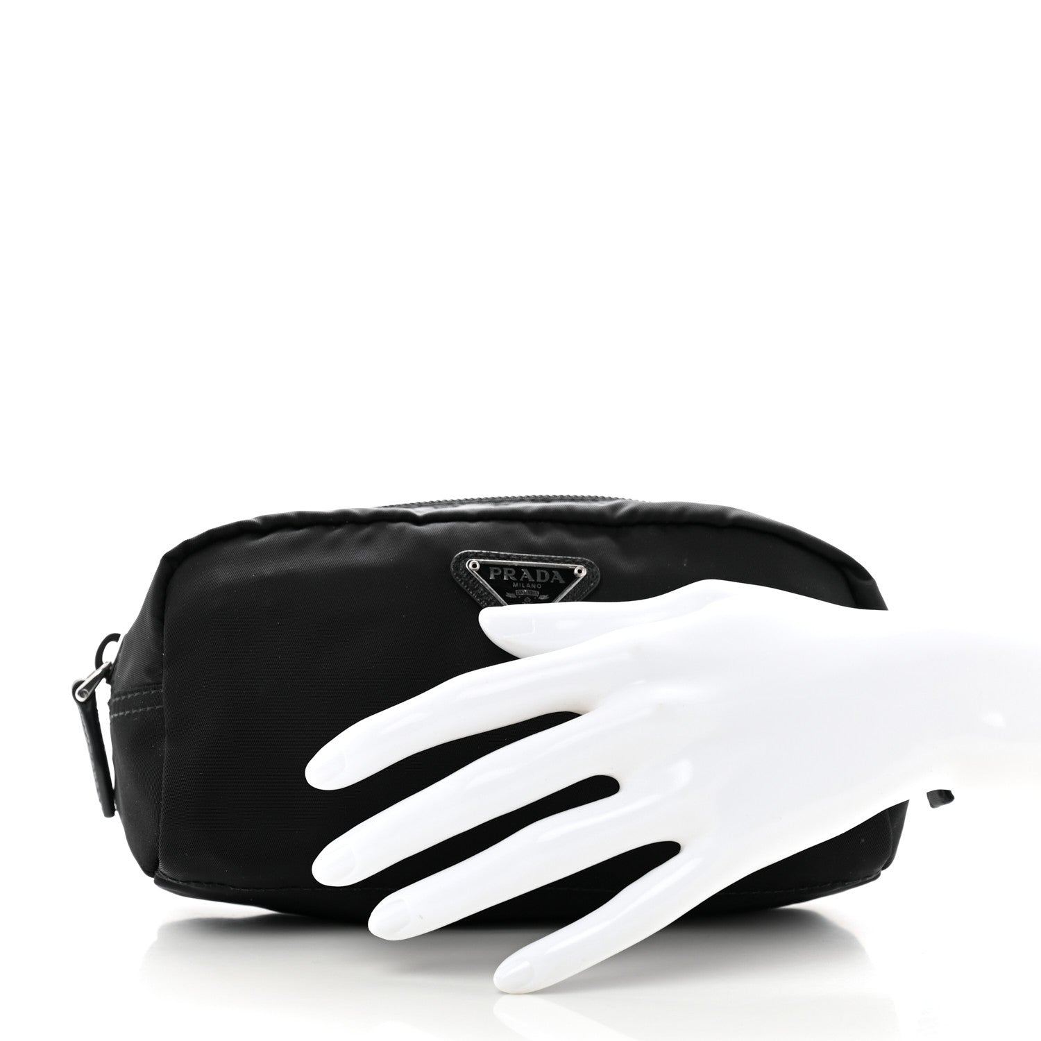 Prada Nylon Vela Cosmetic Pouch Black 2 of 9
