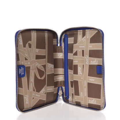 Hermes Epsom Silkydaily Globe Trotter Agenda Bleu Electrique 6 of 8