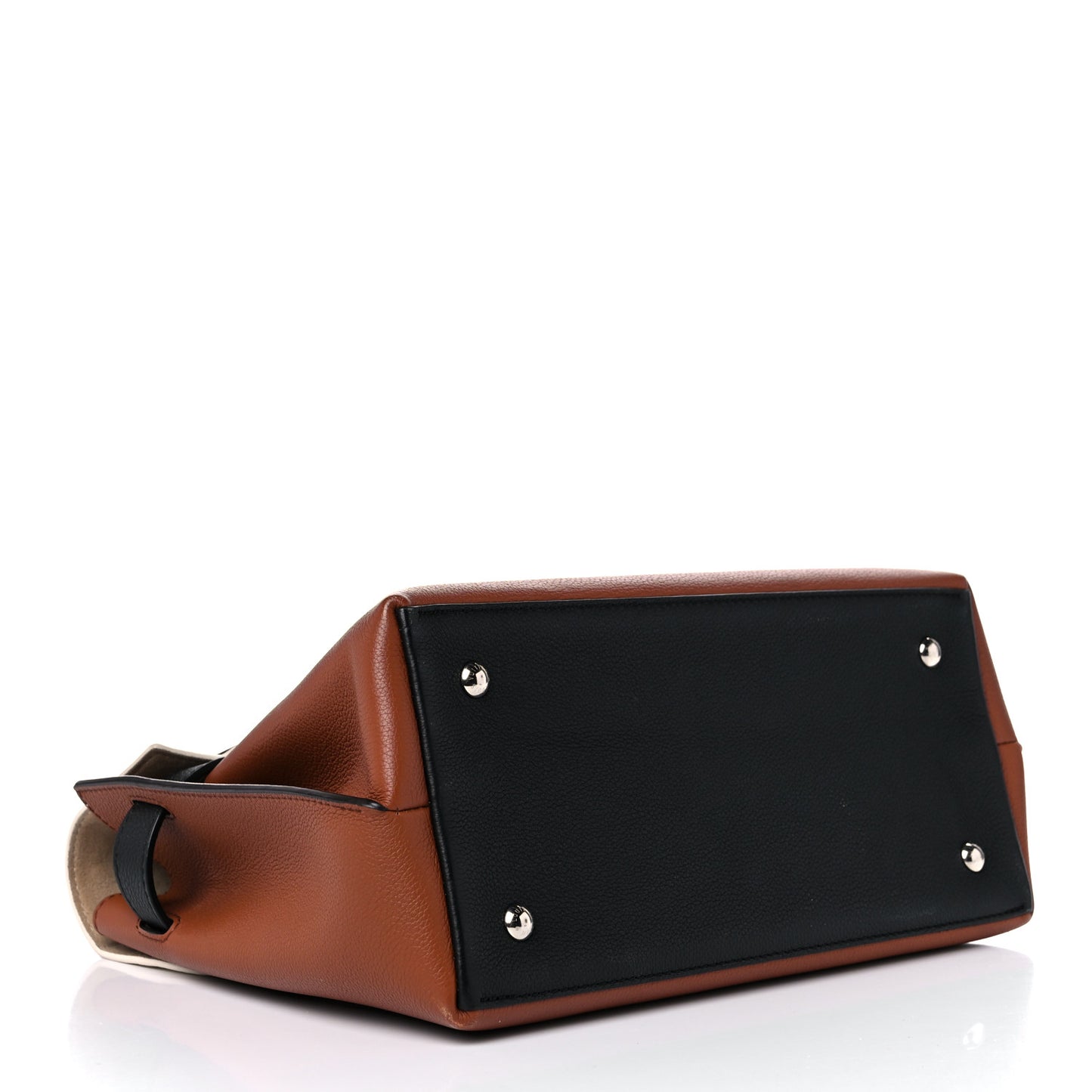 Soft Calfskin Lockme Ever BB Carmel Quartz Black