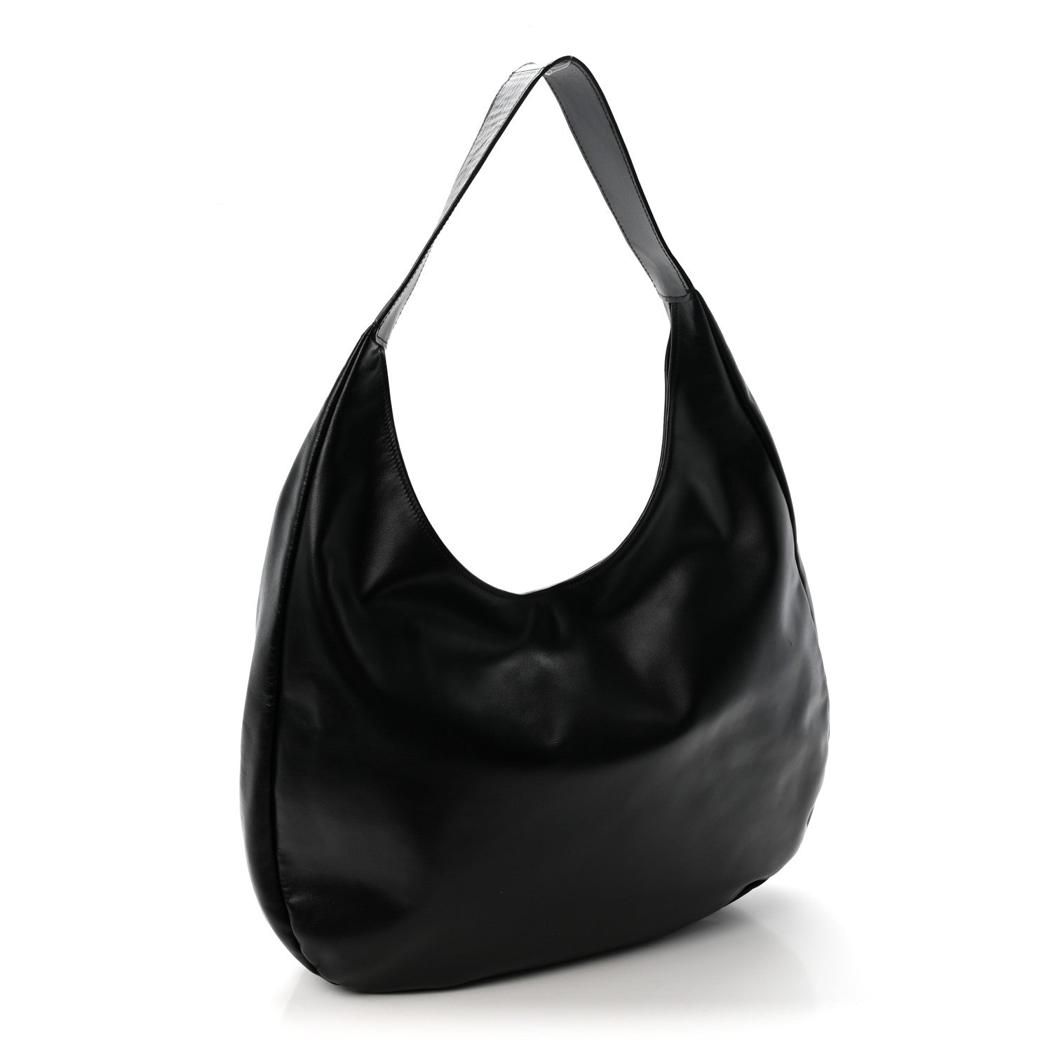 Miu Miu Soft Calf Softy Hobo Bag Black 3 of 10