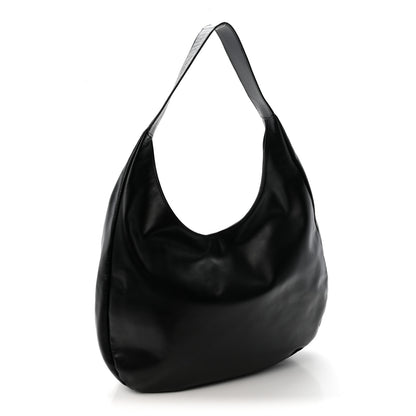 Miu Miu Soft Calf Softy Hobo Bag Black 3 of 10