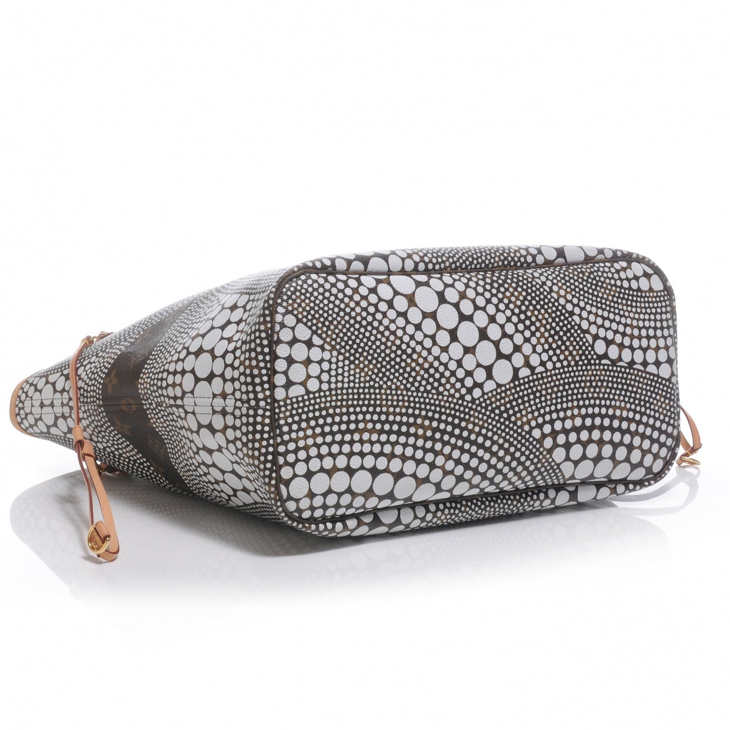 Monogram Kusama Waves Neverfull MM White