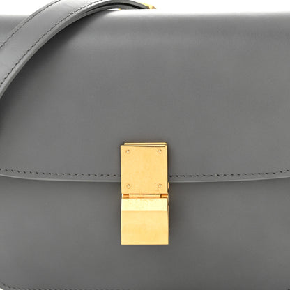 Celine Box Calfskin Teen Classic Box Flap Bag Light Charcoal 8 of 10