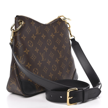 Louis Vuitton Monogram Odeon PM Black 3 of 11