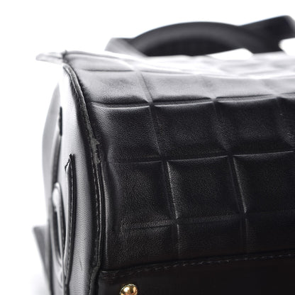 Chanel Lambskin Chocolate Bar Quilted Bag Black 10 of 13