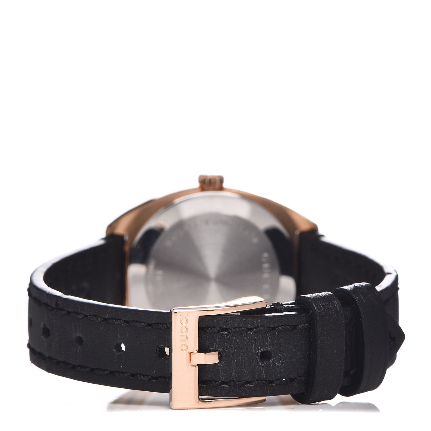 Stainless Steel Calfskin 29mm GG2570 Quartz Watch Black