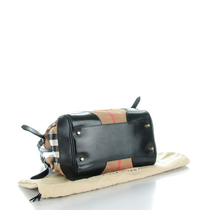 Burberry House Check Small Canterbury Tote Black 4 of 8