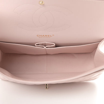Chanel Lambskin Quilted Jumbo Double Flap Light Pink 5 of 14