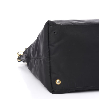 Prada Saffiano Tessuto Nylon Tote Black 8 of 11
