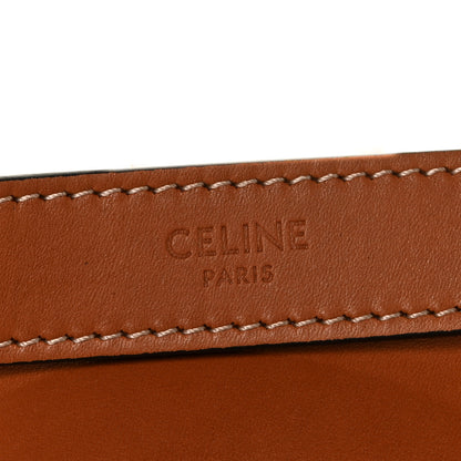 Celine Natural Calfskin Triomphe Lunch Box Tan 6 of 9