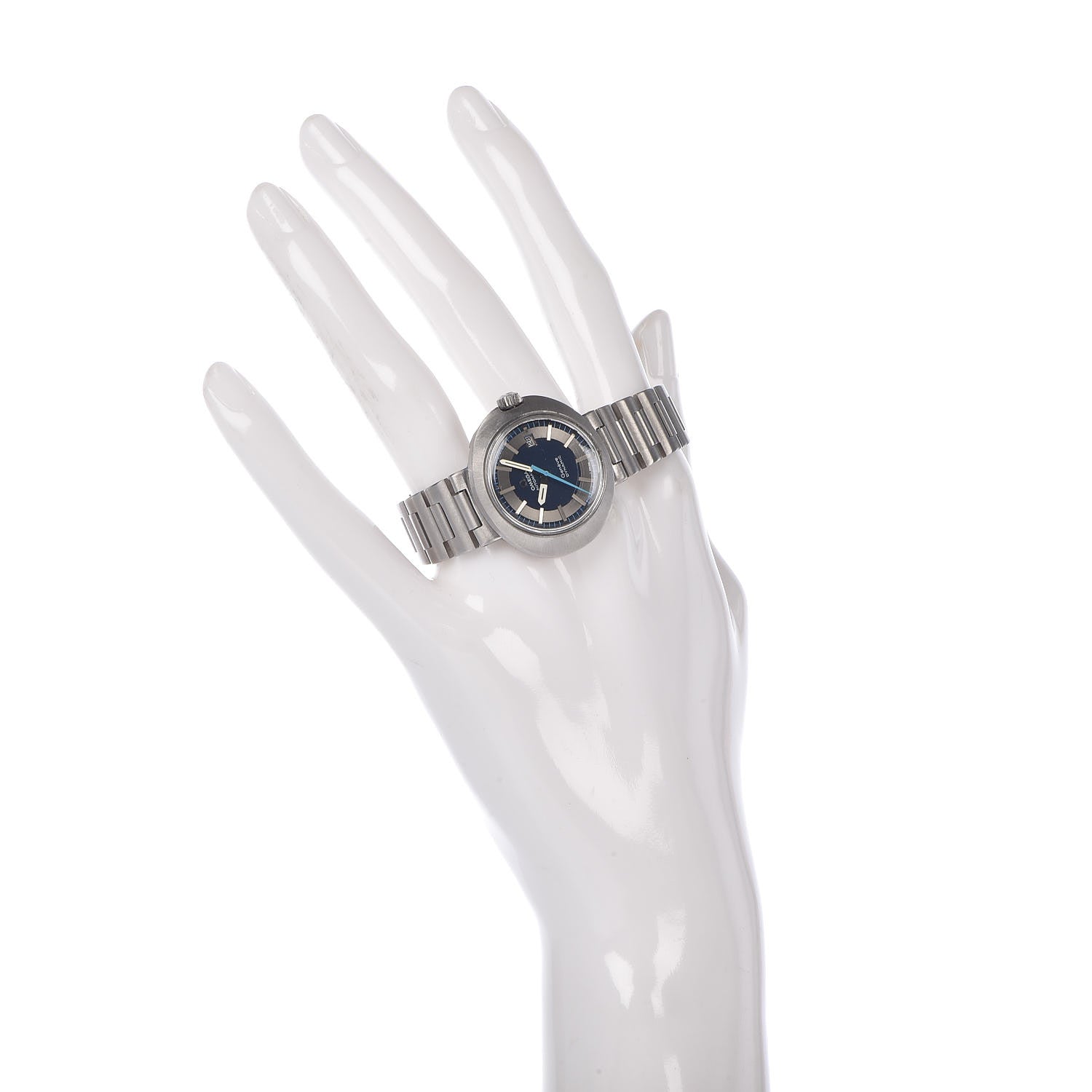 Omega Stainless Steel 30mm Geneve Dynamic Automatic Watch Blue 166.079 2 of 6