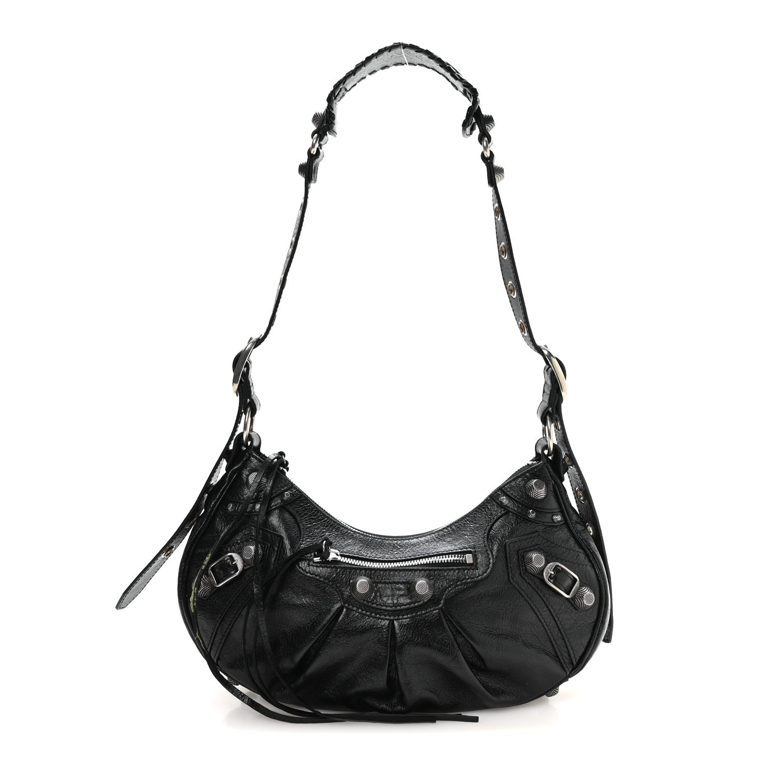 Balenciaga Agneau Arena Small Le Cagole Shoulder Bag Black 1 of 11
