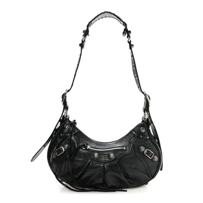 Balenciaga Agneau Arena Small Le Cagole Shoulder Bag Black 1 of 11
