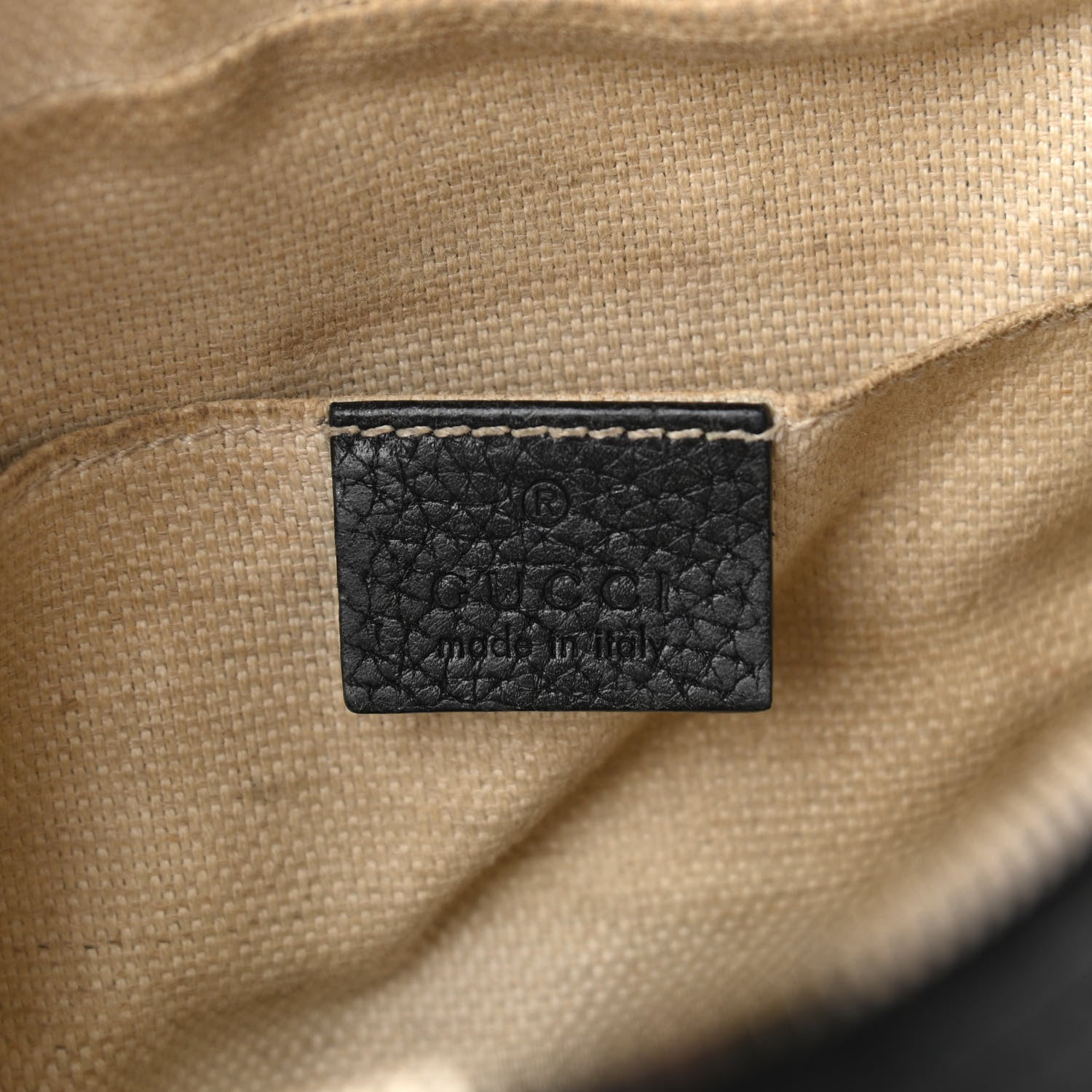 Gucci Pebbled Calfskin Small Soho Disco Bag Black 11 of 17