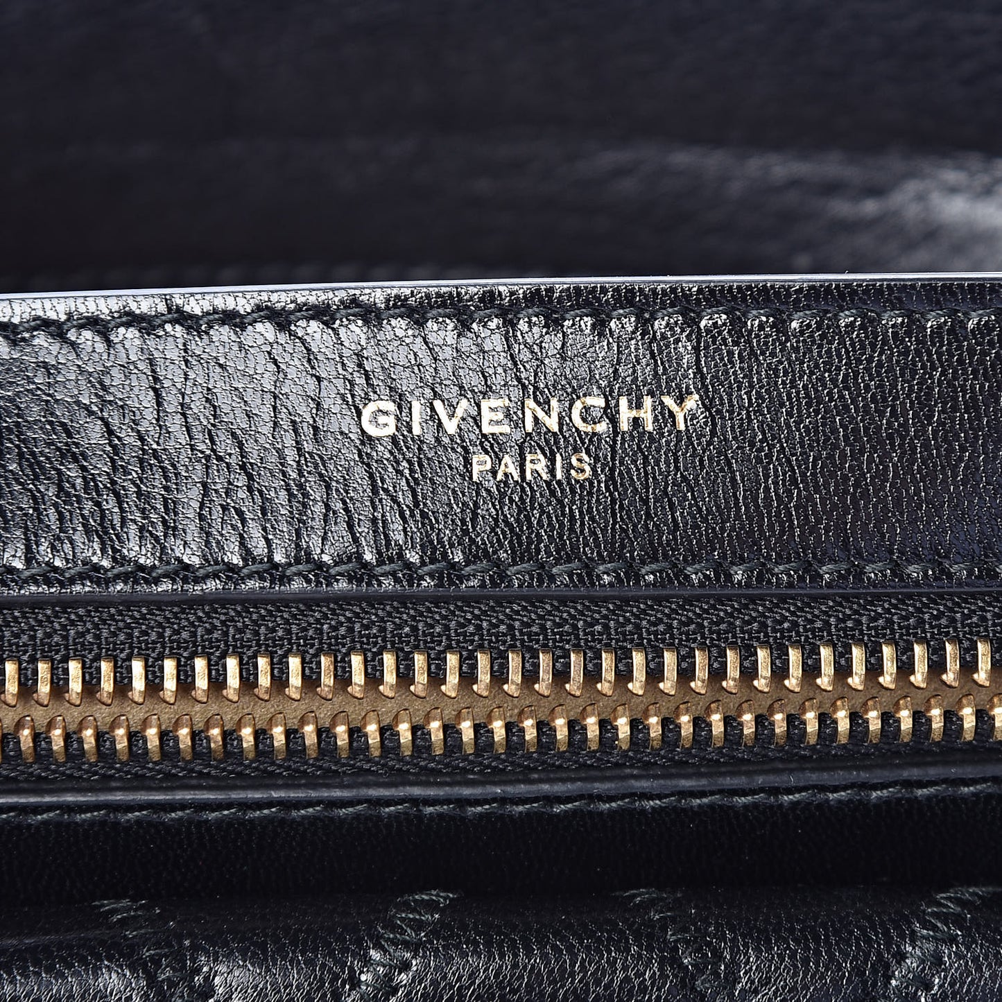Goatskin Diamond Quilted Pocket Crossbody Black