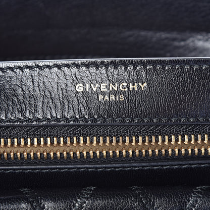 Givenchy Goatskin Diamond Quilted Pocket Crossbody Black 7 of 10