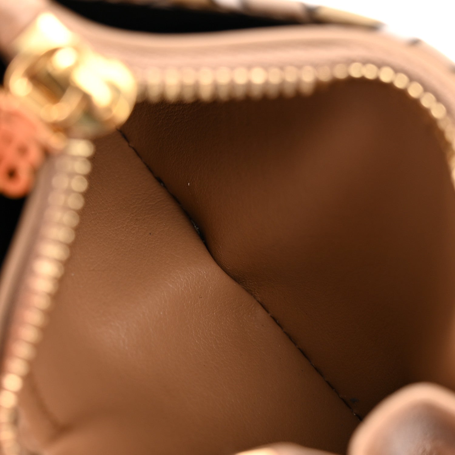 Burberry Calfskin Monogram Simone Coin Case Card Holder Beige 5 of 8