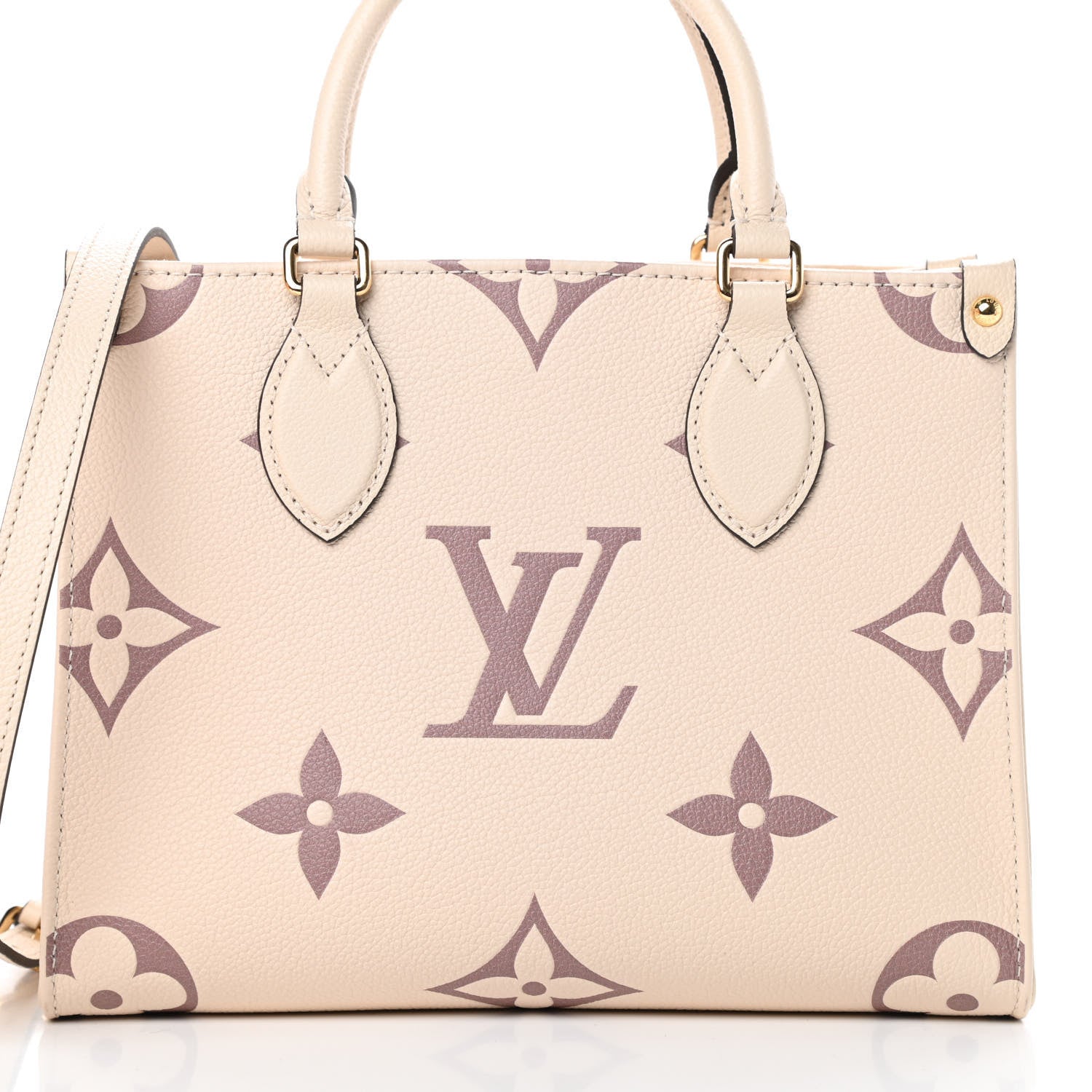 Louis Vuitton Empreinte Monogram Giant Onthego PM Creme Bois De Rose 8 of 11