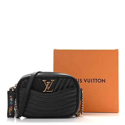 Louis Vuitton Calfskin New Wave Camera Bag Black 14 of 14