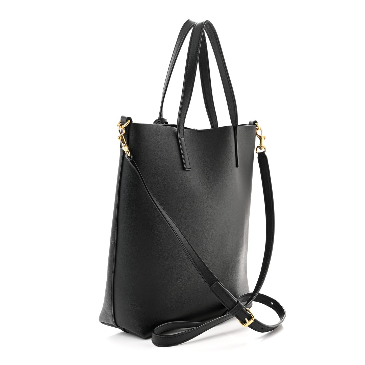 Calfskin Toy Shopping Tote Black
