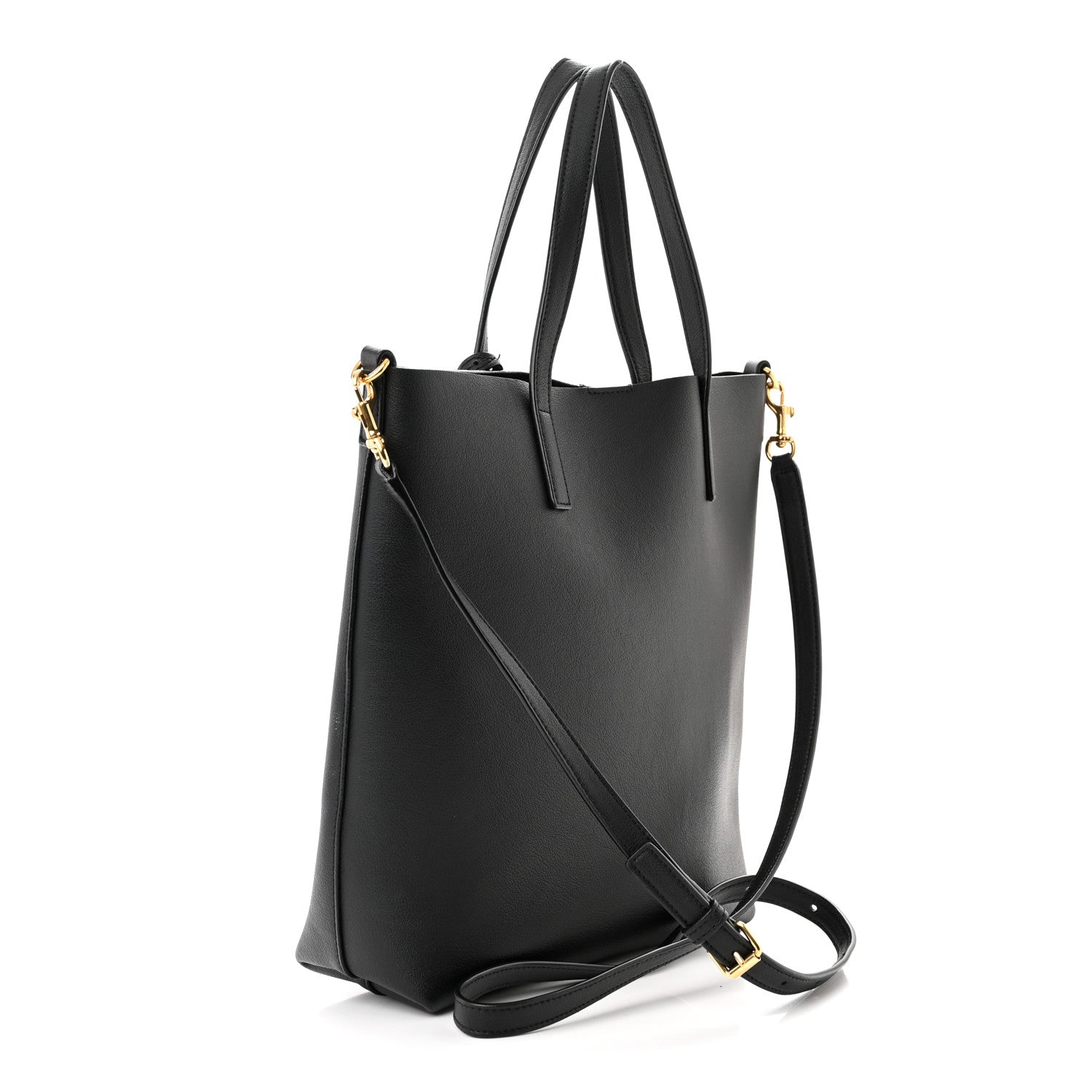 Saint Laurent Calfskin Toy Shopping Tote Black 3 of 12