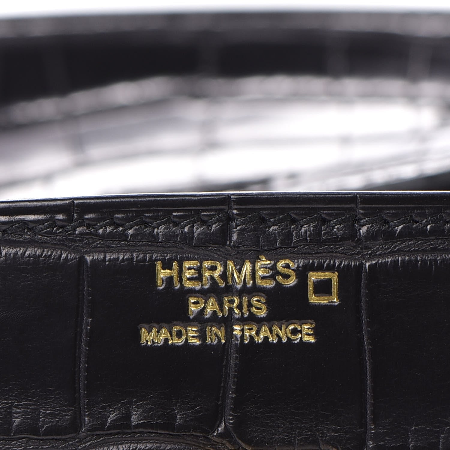 Hermes Matte Alligator Birkin 25 Black 21 of 32