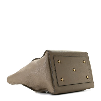 Celine Crisped Calfskin Medium Tie Knot Tote Taupe 6 of 23
