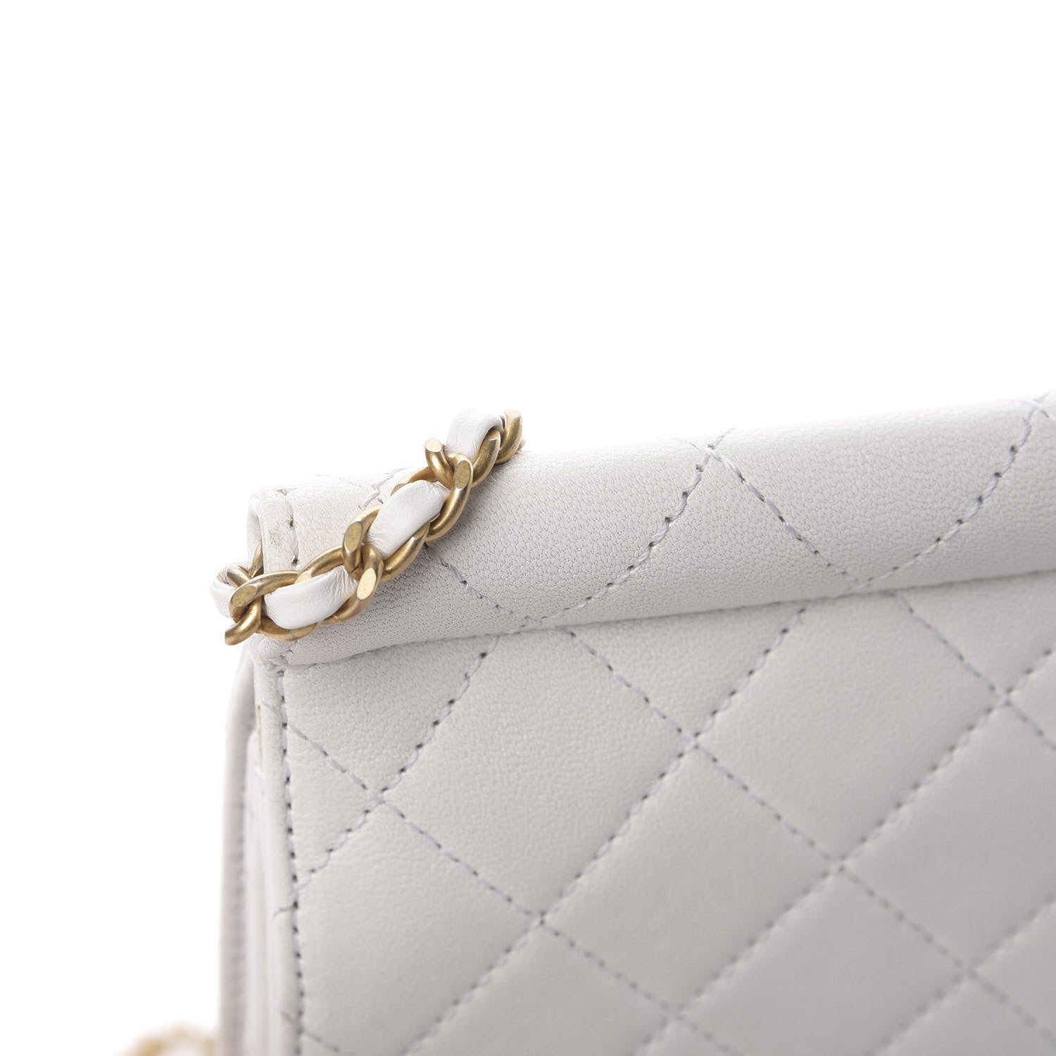 Chanel Lambskin Quilted Chic Pearls Flap White 11 of 11