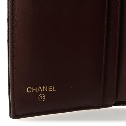 Chanel Caviar Quilted Long Flap Wallet Black 6 of 8