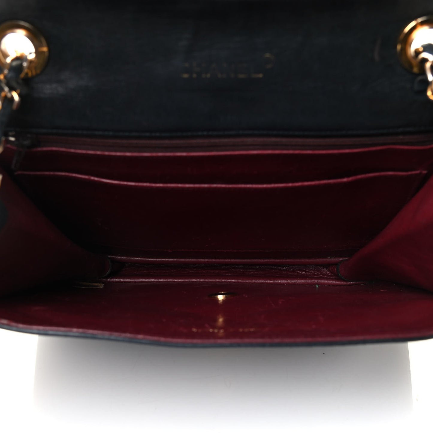 Lambskin Quilted Small Single Flap Black