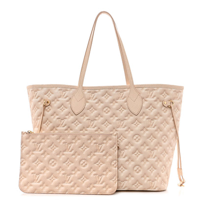 Louis Vuitton Empreinte Monogram Summer Stardust Neverfull MM Beige Clair 1 of 10