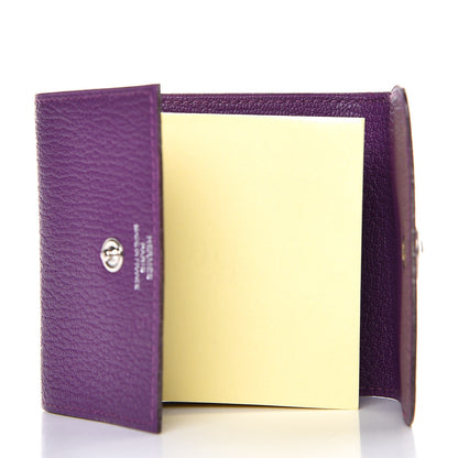 Hermes Chevre Post It Notepad Holder GM Violet 5 of 7