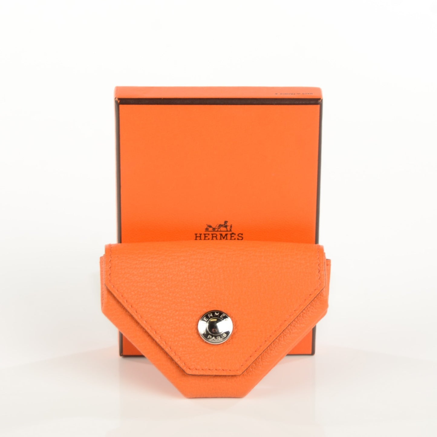 Chevre Mysore Le 24 Coin Purse Orange
