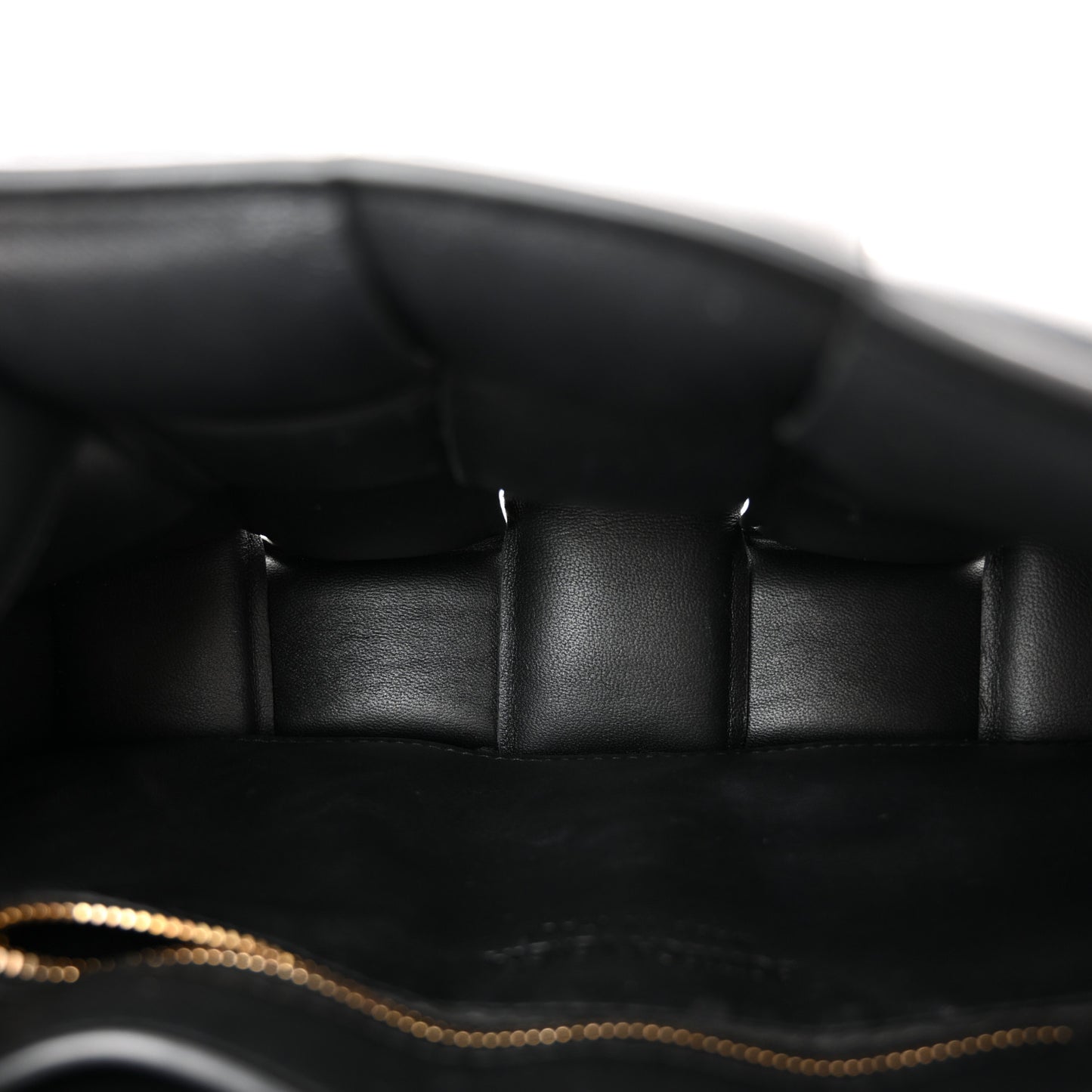 Nappa Maxi Intreccio Padded Cassette Crossbody Bag Black