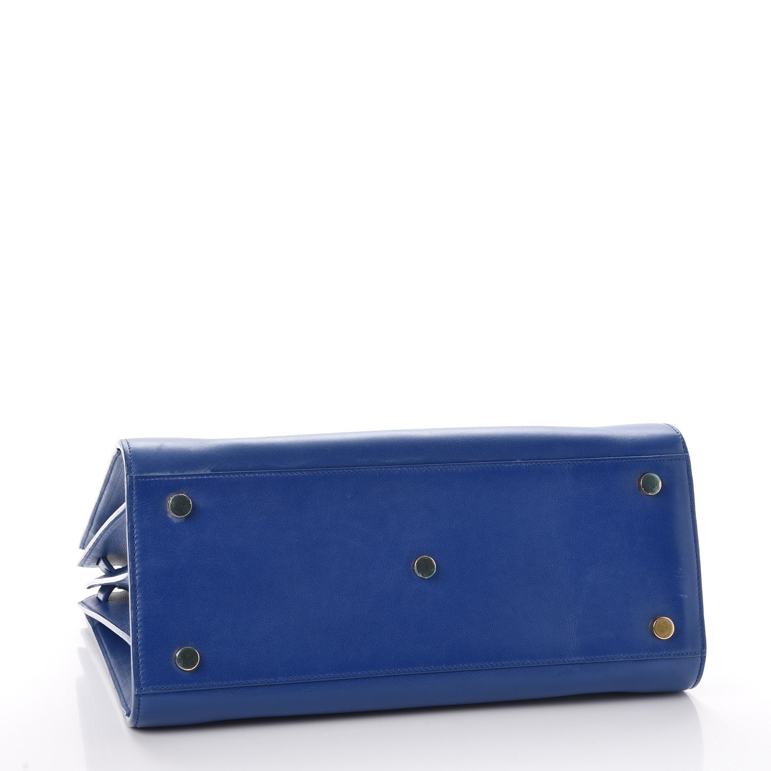 Saint Laurent Calfskin Small Sac De Jour Blue Majorelle 4 of 18
