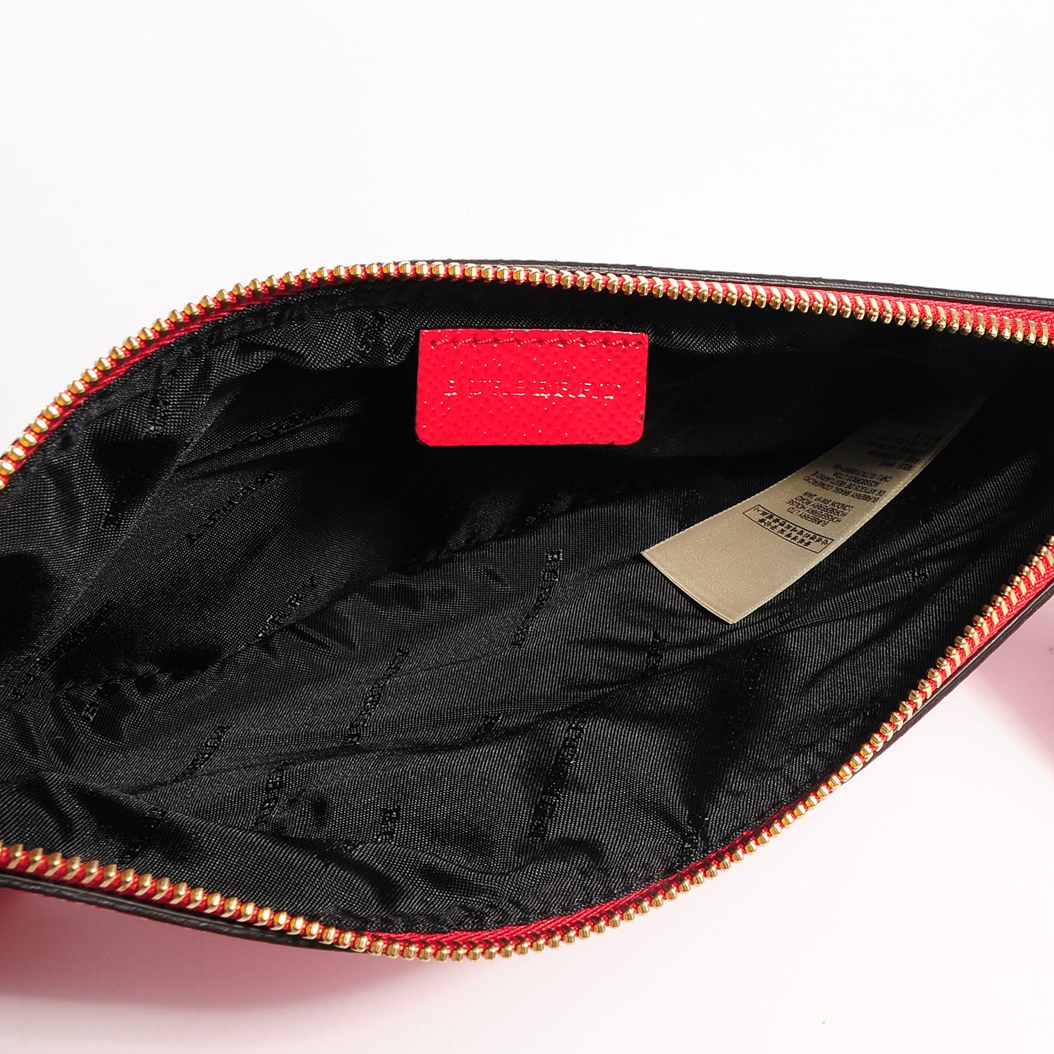 Burberry Patent London Tassel Clutch Bright Rose 5 of 10