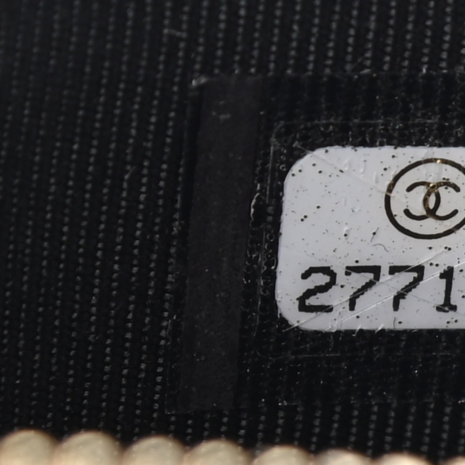 Chanel Iridescent Caviar Quilted Flap Zip Card Holder Black 6 of 7
