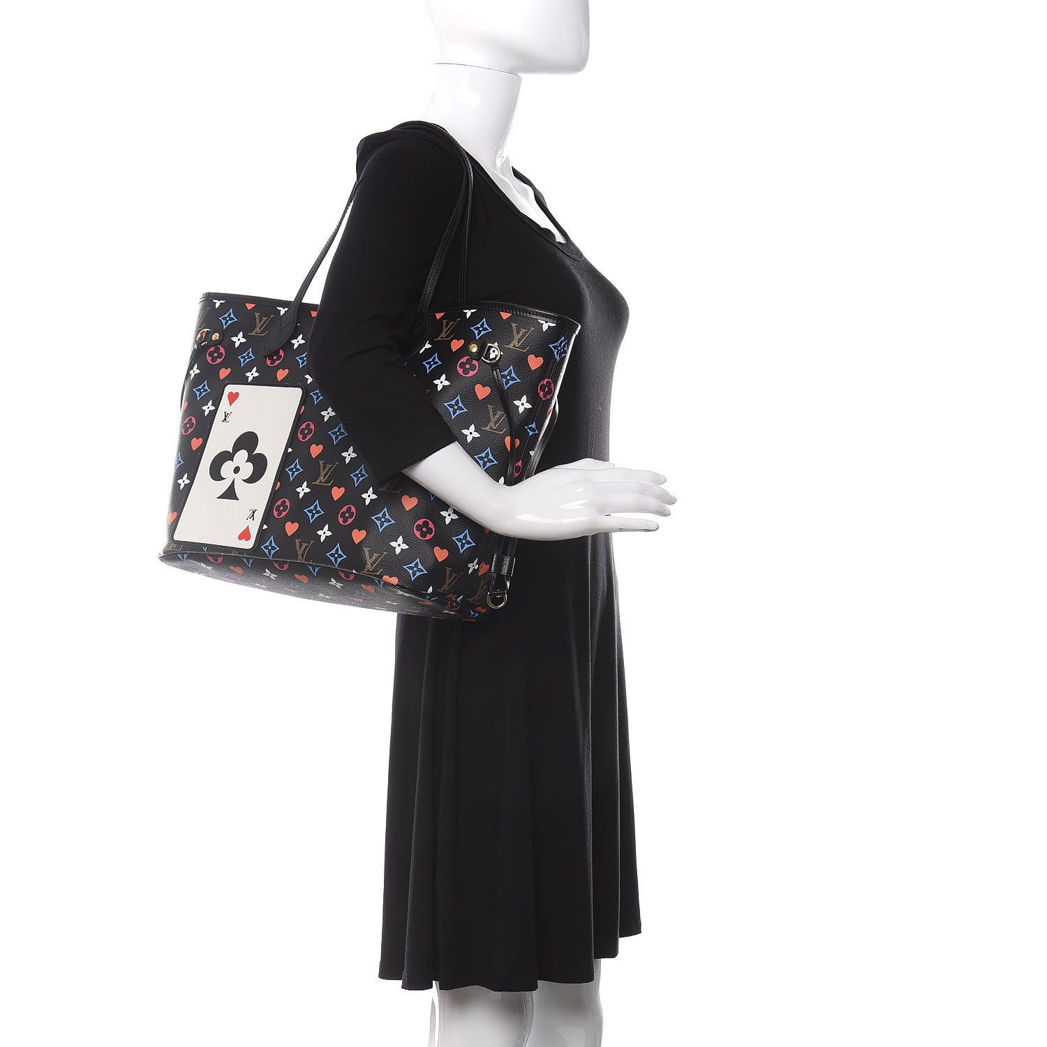 Louis Vuitton Game On Neverfull MM Black 2 of 10