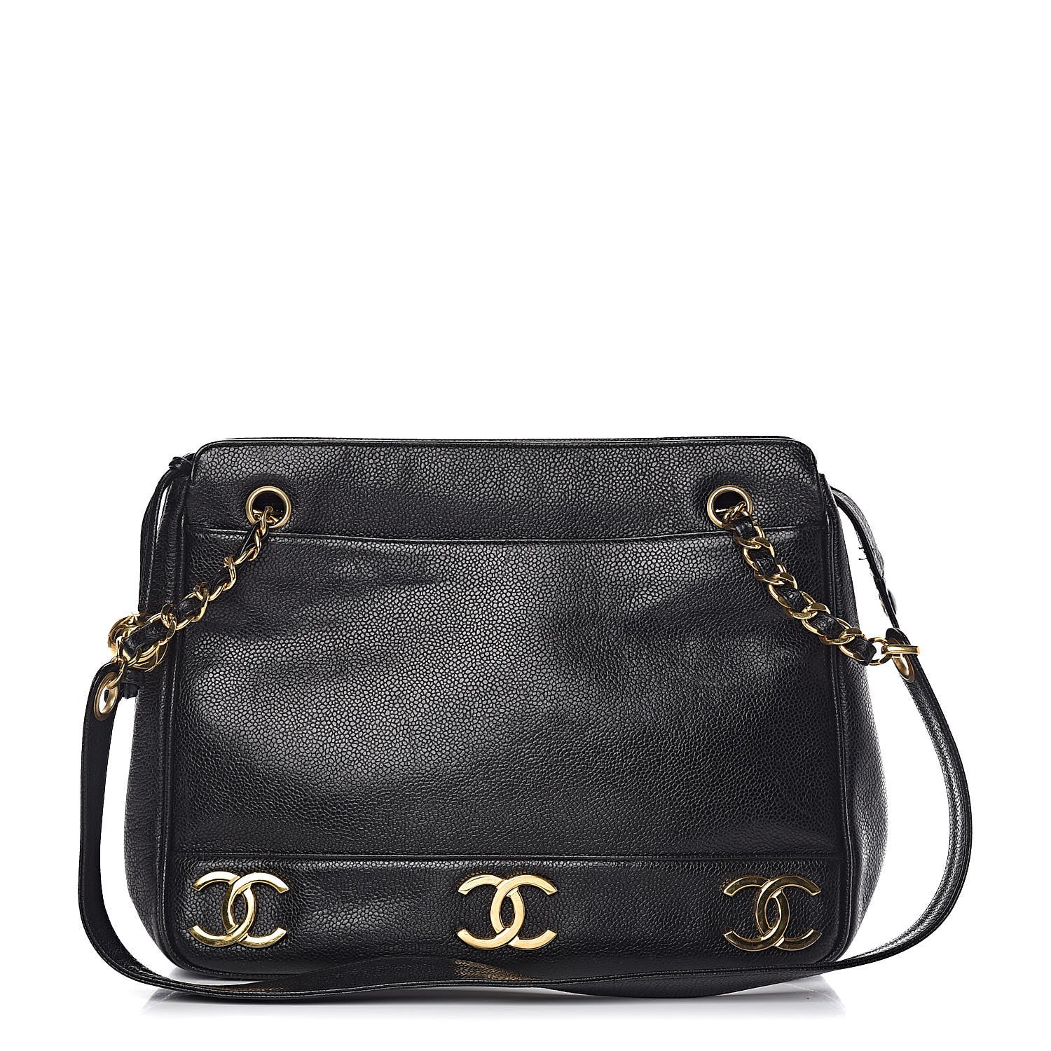Chanel Caviar Shoulder Bag Black 1 of 13