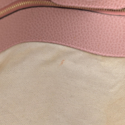 Gucci Dollar Calfskin Medium Swing Tote Grey Field Soft Pink 16 of 29
